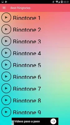 Best Ringtones android App screenshot 1